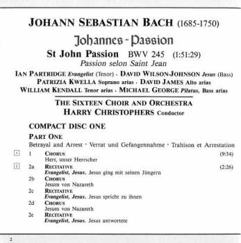2CD Johann Sebastian Bach: Johannes Passion