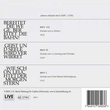 CD Johann Sebastian Bach: Kantaten N° 3