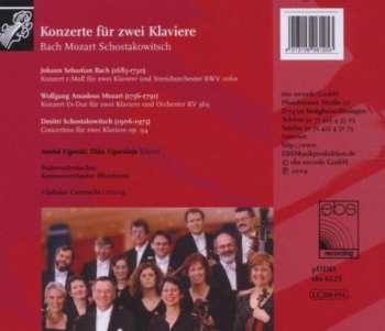 CD Johann Sebastian Bach: Konzerte Für Zwei Klaviere
