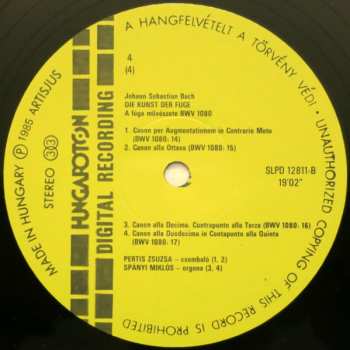 2LP/Doos Johann Sebastian Bach: Die Kunst Der Fuge