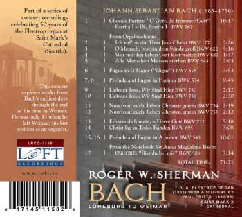 CD Johann Sebastian Bach: Lüneburg To Weimar