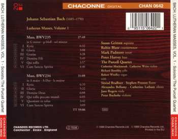 CD Johann Sebastian Bach: Lutheran Masses, Volume One