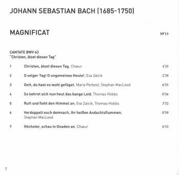 CD Johann Sebastian Bach: Magnificat