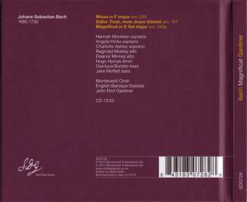 CD Johann Sebastian Bach: Magnificat In E Flat · Missa In F