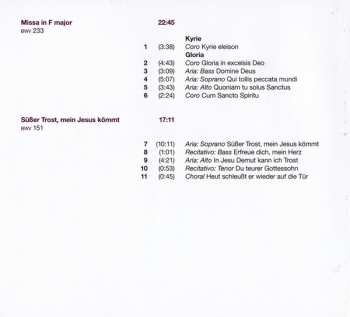 CD Johann Sebastian Bach: Magnificat In E Flat · Missa In F