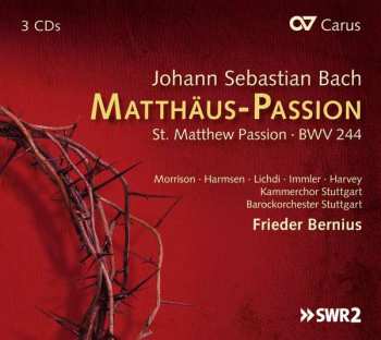 3CD Johann Sebastian Bach: Matthäus-Passion St. Matthew Passion - BWV 244