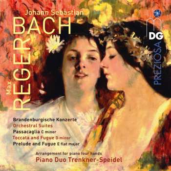 4CD/Doos Johann Sebastian Bach: Brandenburgische Konzerte / Orchestral Suites / Passacaglia C Minor / Toccata And Fugue D Minor / Prelude And Fugue E Flat Major
