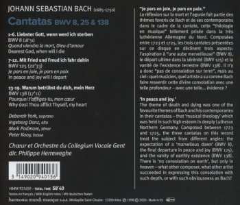 CD Johann Sebastian Bach: Mit Fried Und Freud - Cantatas BWV 8, 125, 138
