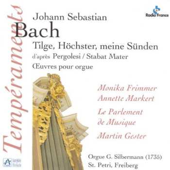 Album L.P.: Tilge, Höchster, Meine Sünden D'Après Pergolesi / Stabat Mater, Œuvres Pour Orgue