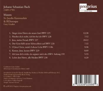 CD Johann Sebastian Bach: Motets