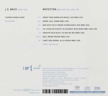 SACD Johann Sebastian Bach: Motetten