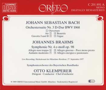 CD Johann Sebastian Bach: Orchestersuite Nr. III / Symphonie Nr. IV