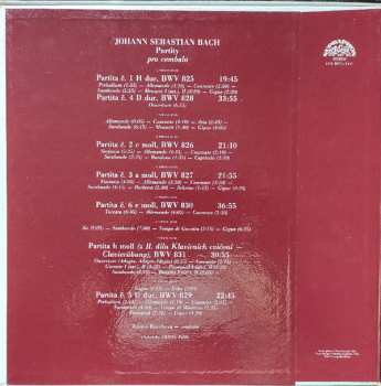 4LP/Doos Johann Sebastian Bach: Partity Pro Cemballo