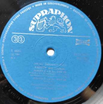 4LP/Doos Johann Sebastian Bach: Partity Pro Cemballo