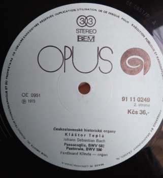 LP Johann Sebastian Bach: Preludes & Fugues In G, H Minor