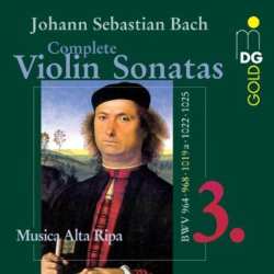 CD Johann Sebastian Bach: Sämtliche Violinsonaten Vol.3