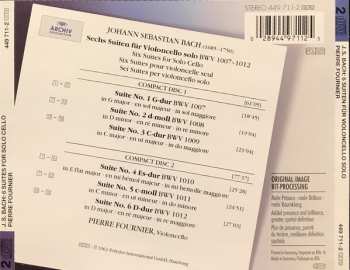 2CD Johann Sebastian Bach: 6 Suiten Für Violoncello Solo BWV 1007–1012