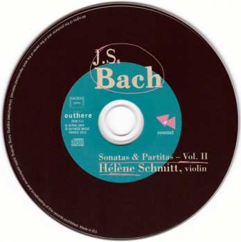 CD Johann Sebastian Bach: Sonatas & Partitas - Vol. II