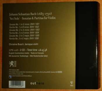 2CD Johann Sebastian Bach: Sei Solo - Sonatas & Partitas For Violin
