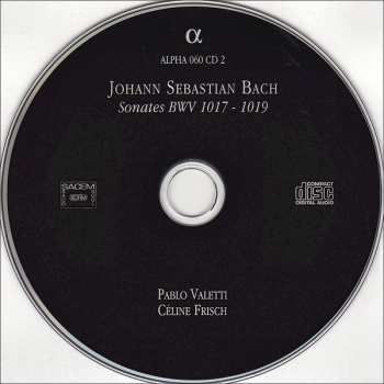 2CD Johann Sebastian Bach: Sei Suonate À Cembalo Certato È Violino Solo