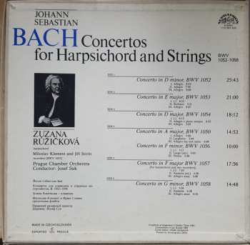 3LP/Doos Johann Sebastian Bach: Concertos For Harpsichord And Strings (Complete) (3xLP + BOX + INSERT)