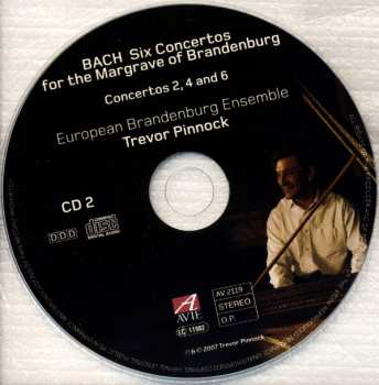 2CD Johann Sebastian Bach: Six Concertos For The Margrave Of Brandenburg