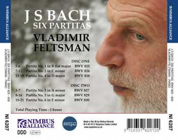 2CD Johann Sebastian Bach: Six Partitas