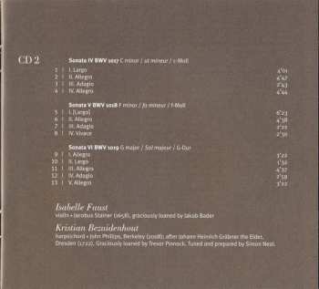 2CD Johann Sebastian Bach: Sonatas For Violin & Harpsichord