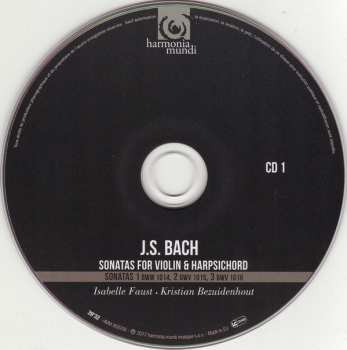 2CD Johann Sebastian Bach: Sonatas For Violin & Harpsichord