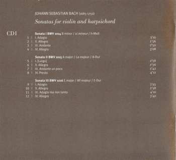 2CD Johann Sebastian Bach: Sonatas For Violin & Harpsichord