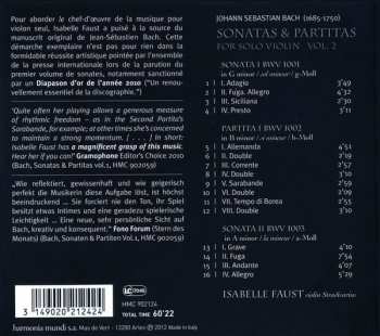 CD Johann Sebastian Bach: Sonatas & Partitas BWV 1001-1003