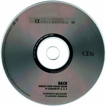 2CD Johann Sebastian Bach: Sonates Pour Violon Obligé Et Clavecin, BWV 1014-1019