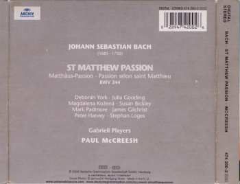 2CD Johann Sebastian Bach: St Matthew Passion