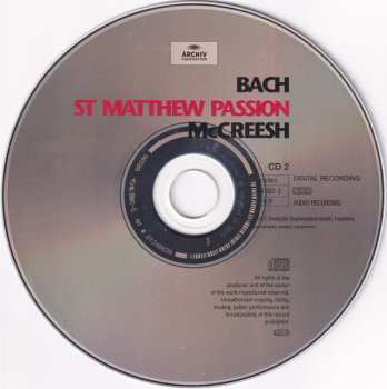 2CD Johann Sebastian Bach: St Matthew Passion