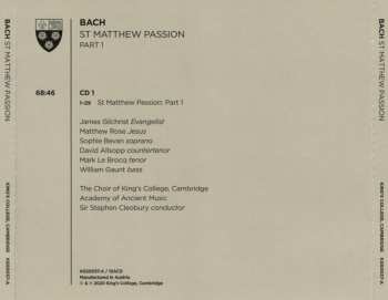 Doos/3SACD Johann Sebastian Bach: St Matthew Passion