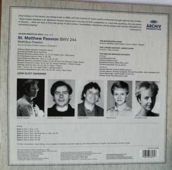 3LP Johann Sebastian Bach: St. Matthew Passion = Matthäus-Passion = Passion Selon St Matthieu