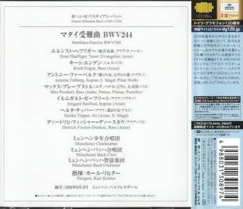 3CD Johann Sebastian Bach: Passio Secundum Matthæum = Matthäus-Passion