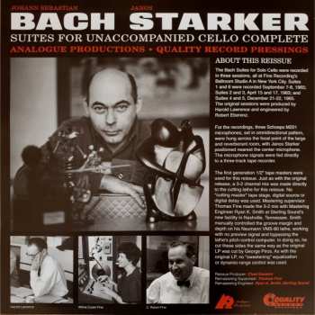 6LP/Doos Johann Sebastian Bach: Suites For Unaccompanied Cello Complete LTD | DLX