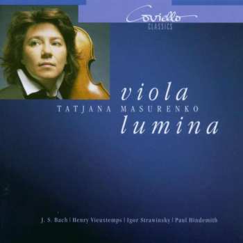 CD Johann Sebastian Bach: Tatjana Masurenko - Viola Lumina