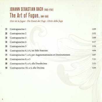 CD Johann Sebastian Bach: The Art Of Fugue