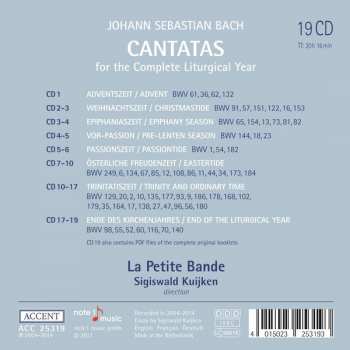 19CD/Doos Johann Sebastian Bach: The Complete Liturgical Year In 64 Cantatas