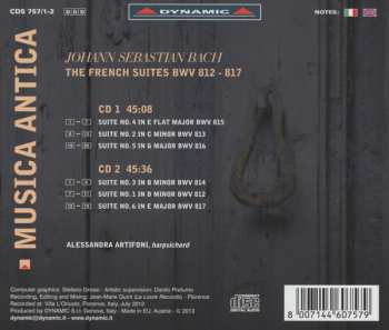 2CD Johann Sebastian Bach: The French Suites, BWV 812 - 817