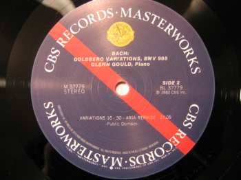 LP Johann Sebastian Bach: The Goldberg Variations