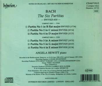 2CD Johann Sebastian Bach: The Six Partitas