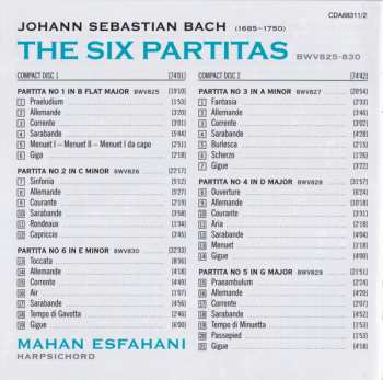 2CD Johann Sebastian Bach: The Six Partitas (BWV825-830)