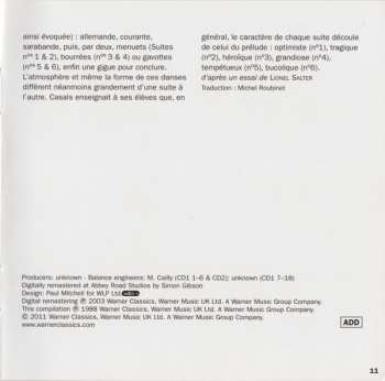 2CD Johann Sebastian Bach: Six Suites For Solo Cello