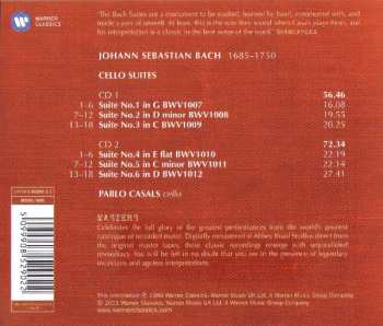 2CD Johann Sebastian Bach: Six Suites For Solo Cello