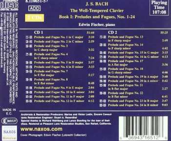 2CD Johann Sebastian Bach: The Well-Tempered Clavier, Book I