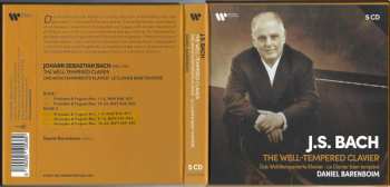 5CD/Doos Johann Sebastian Bach: The Well-Tempered Clavier = Das Wohltemperierte Clavier = Le Clavier Bien Tempéré