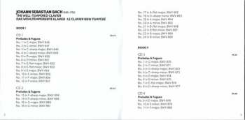 5CD/Doos Johann Sebastian Bach: The Well-Tempered Clavier = Das Wohltemperierte Clavier = Le Clavier Bien Tempéré
